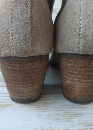 Ботинки замшевые весна осень idigo на шнуровке