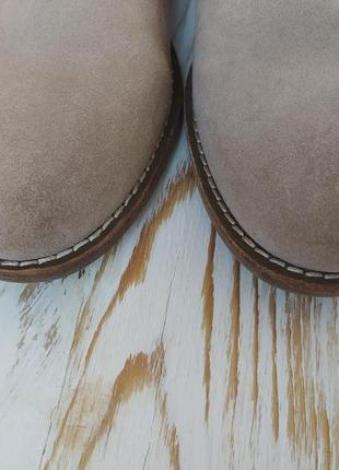 Ботинки замшевые весна осень idigo на шнуровке