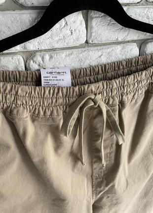 Новые бежевые брюки carhartt lawton pant xl карго широкие брюки6 фото