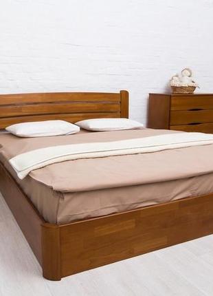 Ліжко дерев'яне софія v з підіймальним механізмом тм олімп