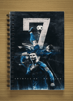 Блокнот sketchbook скетчбук с принтом cristiano ronaldo криштиану роналду1 фото