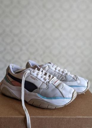 Кроссовки puma storm y metallic