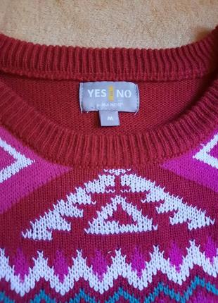 Новогодний свитер с пряниками ginger bread yes or no3 фото