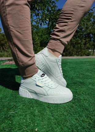 Жіночі кросівки puma cali all white2 фото