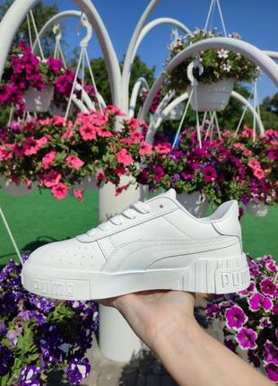 Жіночі кросівки puma cali all white4 фото