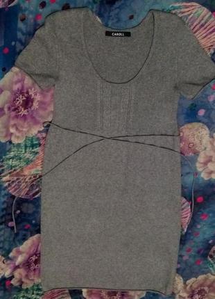 Трикотажное весеннее платье