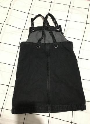 Джинсовый сарафан на девочку 7-8 лет 4