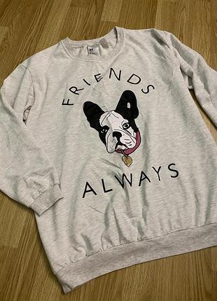 Свитшот удлиненный