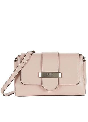 Сумка кожаная dkny val flap shoulder bag r013kh33 оригинал5 фото