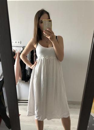 Білий літній сарафан , плаття