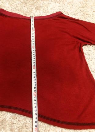 Свитер красный, размер s 3