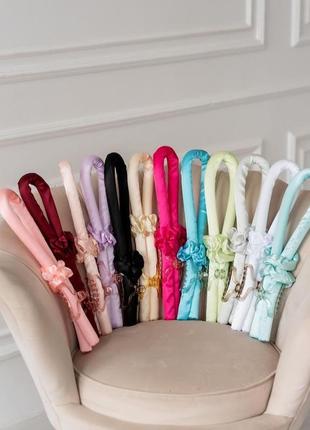 Бигуди для волос (атласные, бархатные)