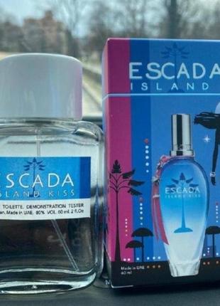 Мини-тестер duty free 60 ml escada island kiss limited edition, эскада искр кисс2 фото