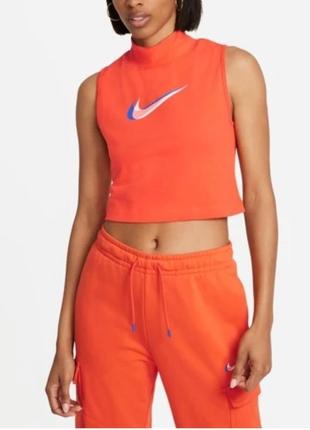 Майка&nbsp;nike sportswear оригинал кроп топ трикотаж1 фото