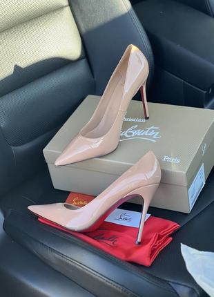 Туфли лодочки в стиле christian louboutin5 фото