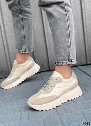 ❤️ шикарные кожаные кроссовки