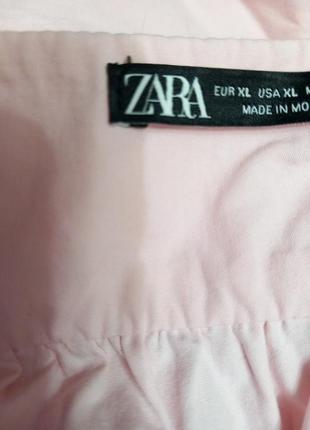 Топ майка футболка на завязках хлопок zara 20225 фото