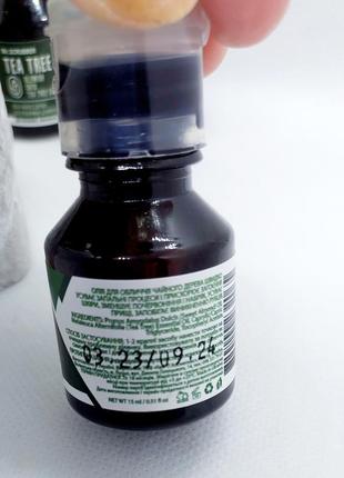 Олія чайного дерева для проблемних ділянок шкіри blemish skin tea tree oil2 фото