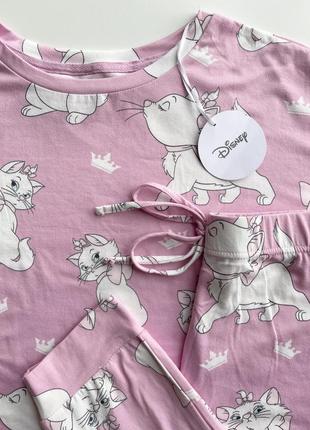 Піжама коти аристократи cats the aristocats disney рожева дісней набір комплект h&m zara primark1 фото