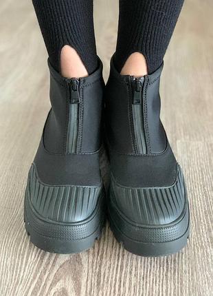 Дитячі чоботи на дівчинку zara/черевики для дівчинки зара/черевики чорного кольору на дівчинку зара 4