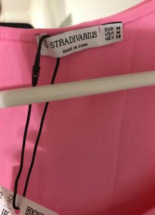Плаття платье сукня страдивариус зара розовое миди макси3 фото