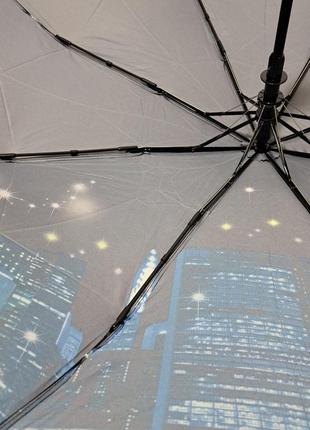 Жіноча парасолька напівавтомат 8 карбонових спиць від фірми "sl"4 фото