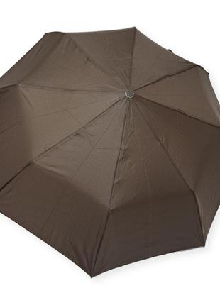 Коричневый зонтик полуавтомат от фирмы "sl"1 фото