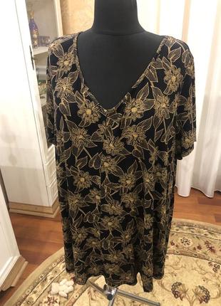 Віскозна туніка батального 30 розміру