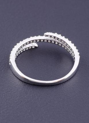 Кольцо фианит (серебро) 07152202 фото