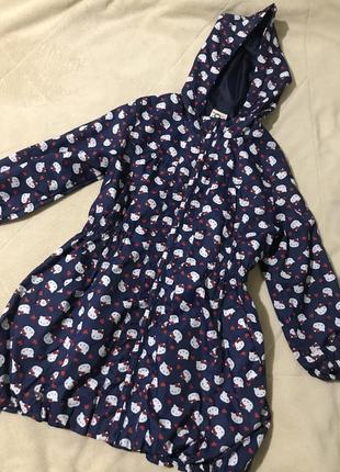 Куртка плащ hello kitty