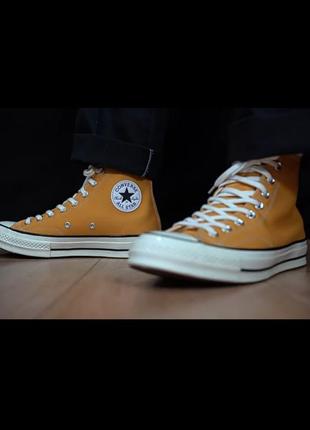 Кеди converse chuck 70 high top sunflower