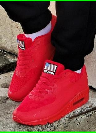 Кроссовки красные nike magnolia 90