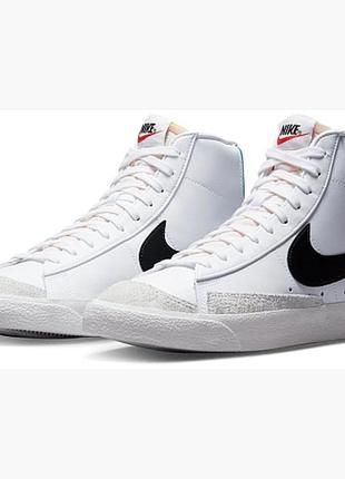 Чоловічі кросівки nike blazer mid 77 vintage white