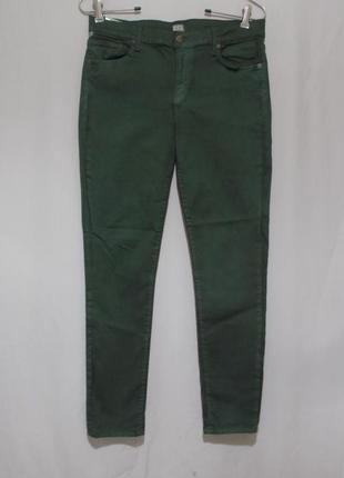 Новые джинсы скинни зеленые w32 'citizens of humanity' thompson