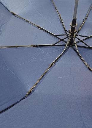 Синя парасолька напівавтомат від фірми "sl"5 фото