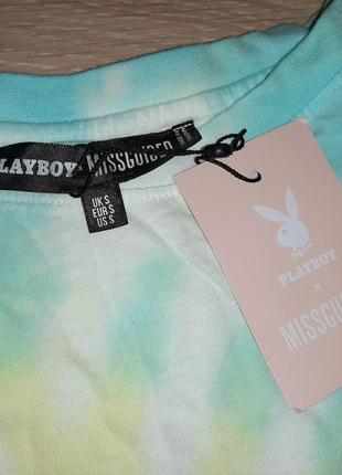 Футболка playboy с эффектом tie dye плюс стаканчик playboy2 фото