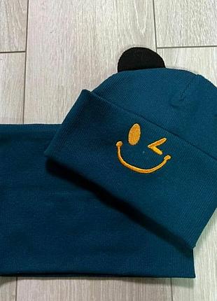 Комплект (шапка та хомут)😉