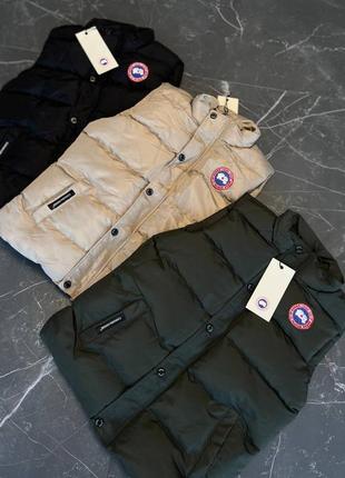 Canada goose жилетка мужская / модные мужские жилеты канада 20236 фото