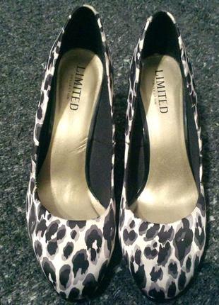Туфли босоножки леопардовые limited 24 см1 фото