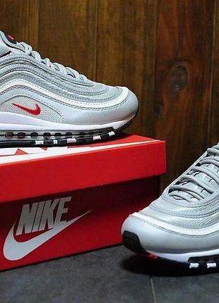 Женские кроссовки nike air max 97 silver nike air force 1 женские серые кроссовки найк аир макс найк аир форс 15 фото