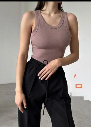 Трендові базові жіночі штани зі стрілками, повсякденні штани кльош палаццо на високій посадці2 фото