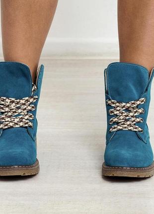 Женские замшевые ботинки трапперы демисезон komfort9 фото