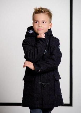 Модное детское пальто для мальчика brums италия 133bfaa005 черный ӏ верхняя одежда для мальчиков 116.топ!