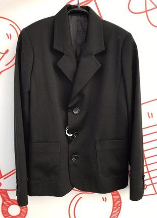 Модний класичний дитячий піджак для хлопчика krytik італія 538421 чорний 122.топ!1 фото