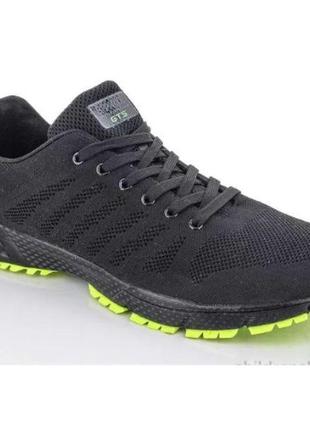 Кросівки чоловічі bonote р. 47 чорні текстиль