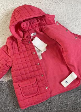 Демисезонная куртка для девочки 18 месяцев (86 ) chicco,6 фото