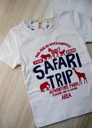 Крутая фирменная футболка с животными wanex