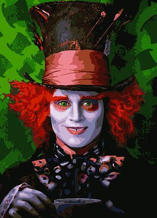 Картина за номерами капелюшник 8344