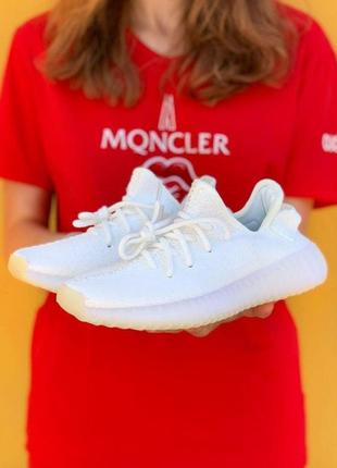 Кроссовки мужские adidas yeezy boost 350 v2 all white