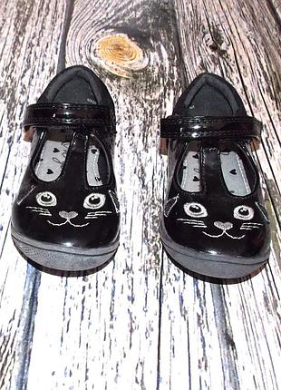 Кожаные туфли next для девочки, размер 6